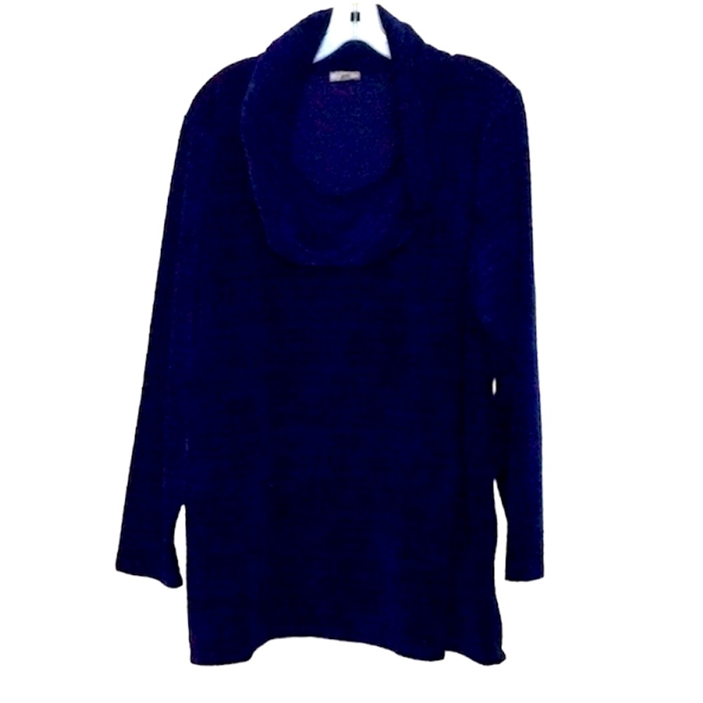 🌞 T by Talbots Blue Long Sleeve Drop Neck Sweater women plus size 2X